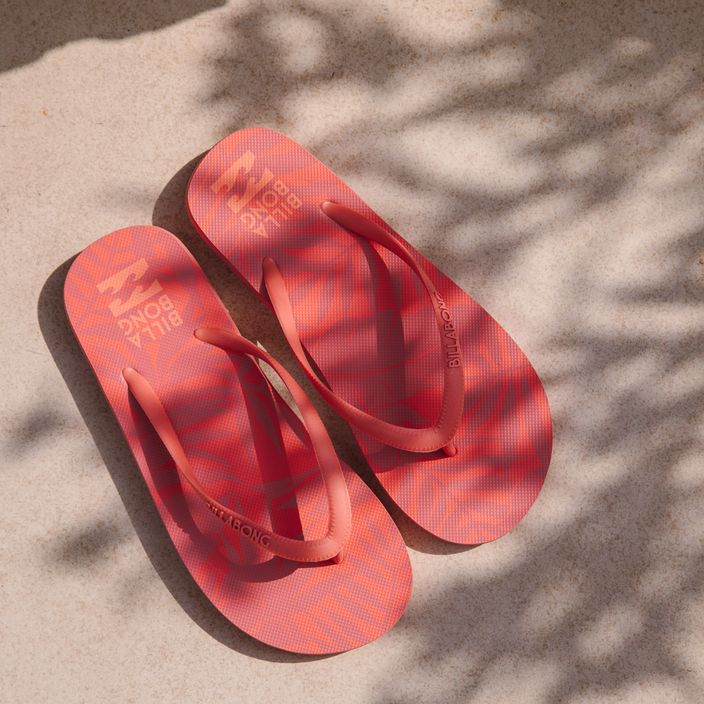 Women's flip flops Billabong Dama pink sunset 8