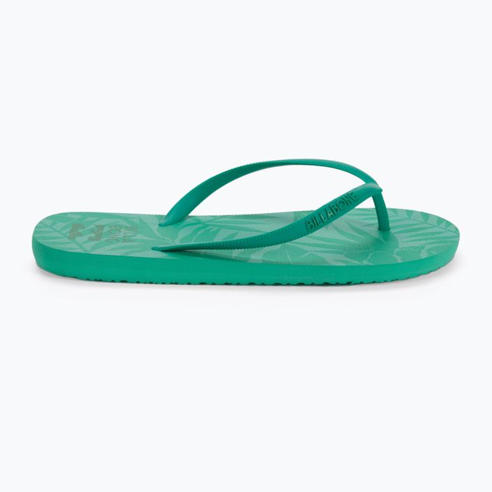 Women's flip flops Billabong Dama tropical green 2