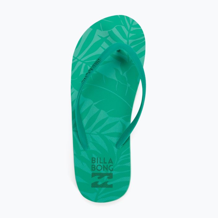 Women's flip flops Billabong Dama tropical green 6