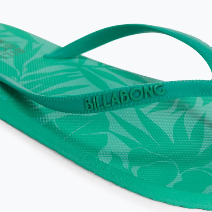 Women's flip flops Billabong Dama tropical green 7
