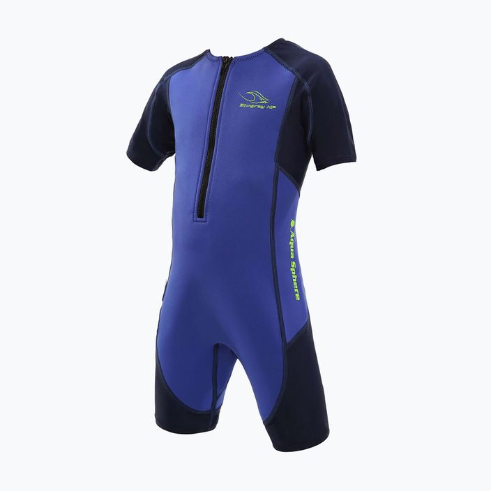 Aquasphere Stingray HP2 SS children's neoprene wetsuit blue and navy SJ43542046
