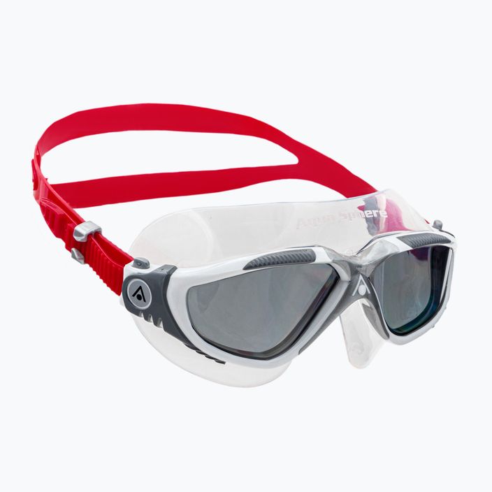 Aquasphere Vista white/red/dark swimming mask MS5050915LD