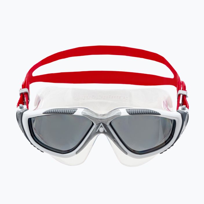 Aquasphere Vista white/red/dark swimming mask MS5050915LD 2