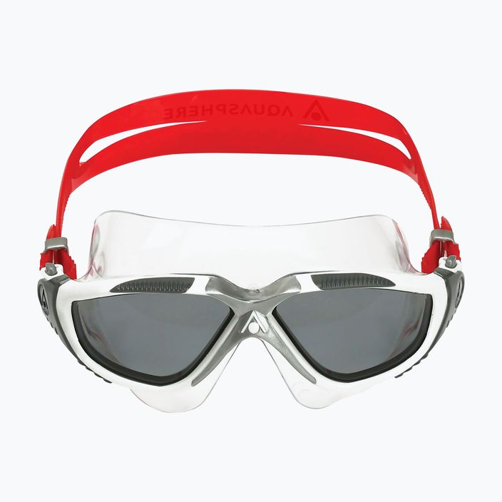 Aquasphere Vista white/red/dark swimming mask MS5050915LD 6