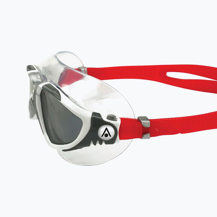 Aquasphere Vista white/red/dark swimming mask MS5050915LD 8
