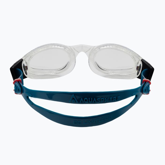 Aquasphere Kaiman clear/petrol/clear swimming goggles EP3000098LC 5