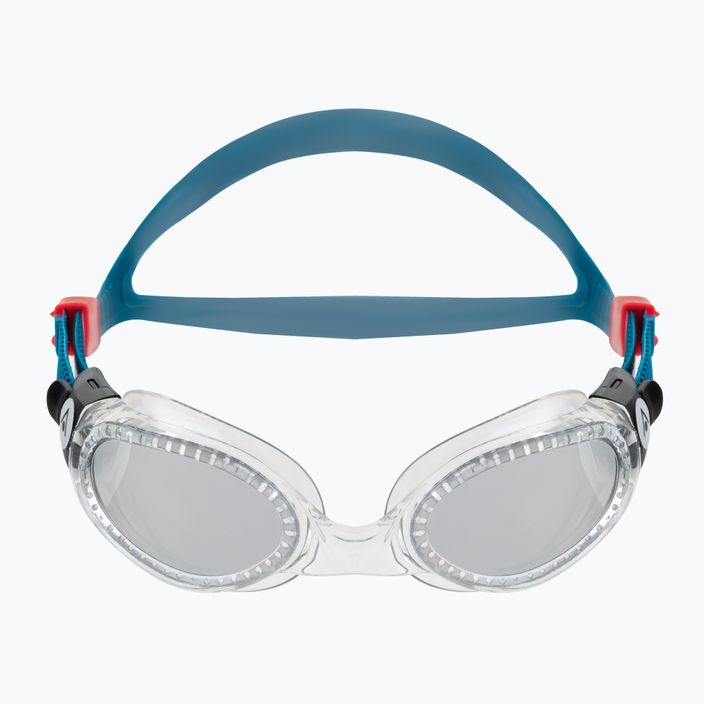 Aquasphere Kaiman clear/petrol/mirror silver swim goggles EP3000098LMS 2