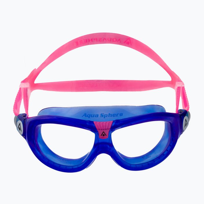 Aquasphere Seal Kid 2 blue/pink/clear children's swimming mask MS5064002LC 2