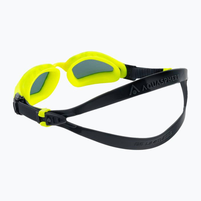 Aquasphere Kayenne Pro yellow/yellow/dark swimming goggles EP3040707LD 4