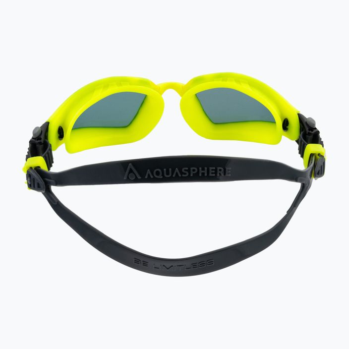 Aquasphere Kayenne Pro yellow/yellow/dark swimming goggles EP3040707LD 5