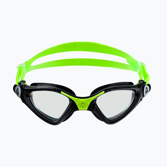 Aquasphere Kayenne children's swimming goggles black/bright green/clear EP3010131LC 2