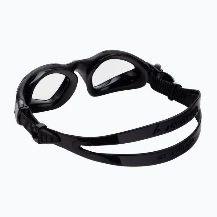 Aquasphere Kayenne black/silver/clear swim goggles EP2960115LC 4