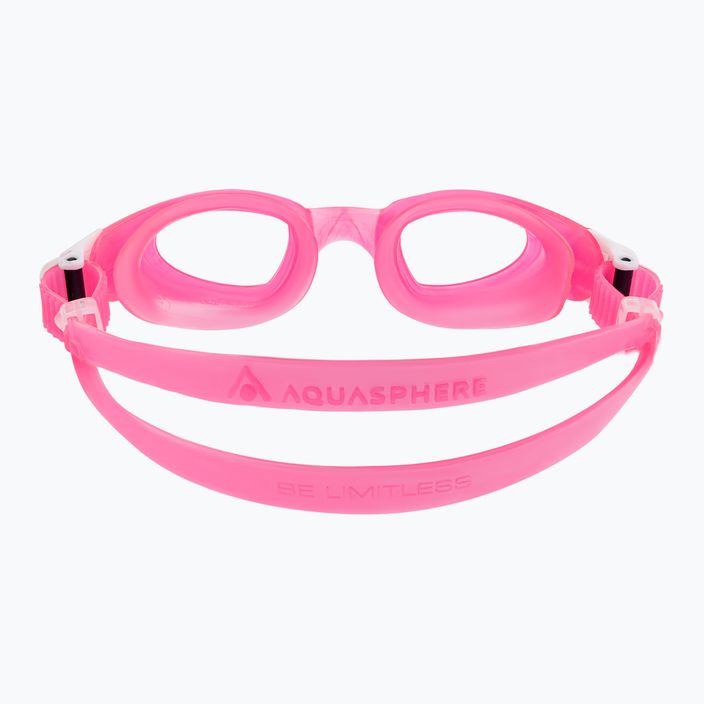 Aquasphere children's swimming goggles Moby pink/white/clear EP3090209LC 5