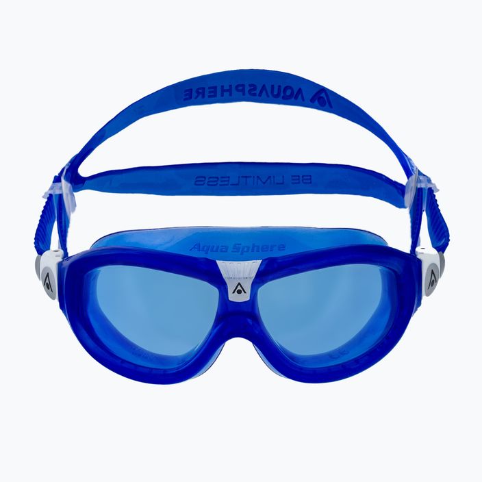 Aquasphere Seal Kid 2 blue/white/blue children's swimming mask MS5064009LB 2