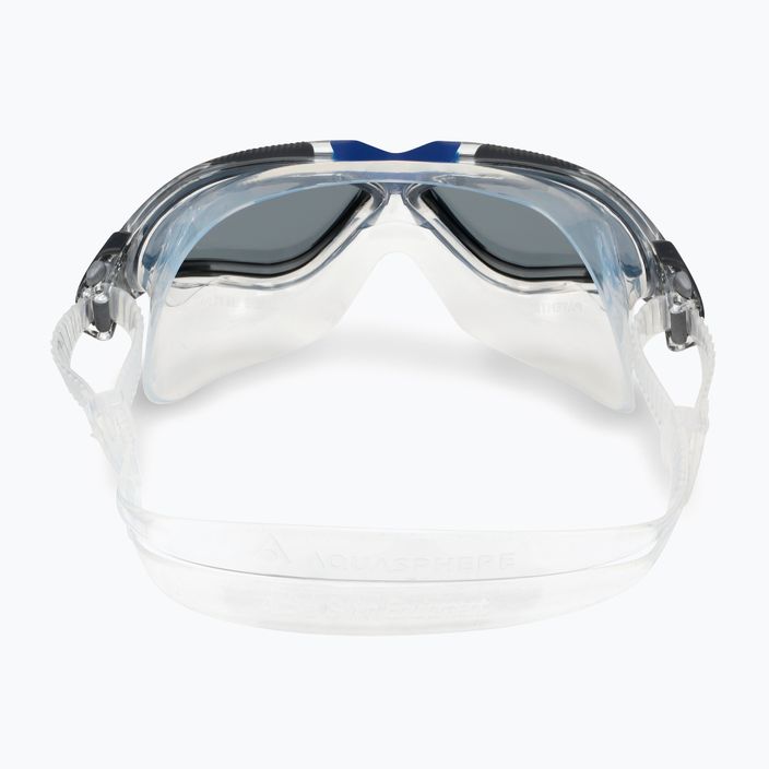Aquasphere Vista transparent/dark gray/ mirror smoke swim mask MS5050012LD 9