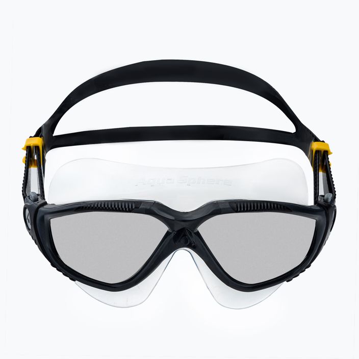 Aquasphere Vista dark grey/black/mirror silver swim mask MS5051201LMS 2