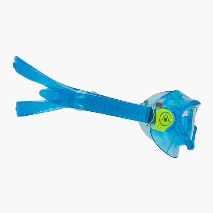 Aquasphere Vista children's swimming mask turquoise/yellow/clear MS5084307LC 3