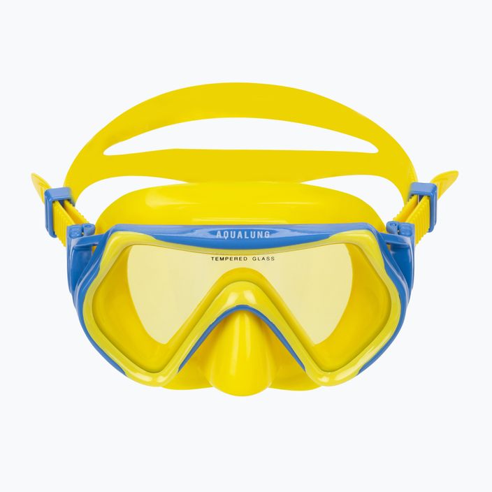 Aqualung Hero children's snorkel kit yellow and blue SV1160740SM 3