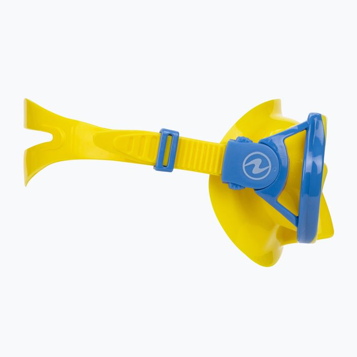 Aqualung Hero children's snorkel kit yellow and blue SV1160740SM 4