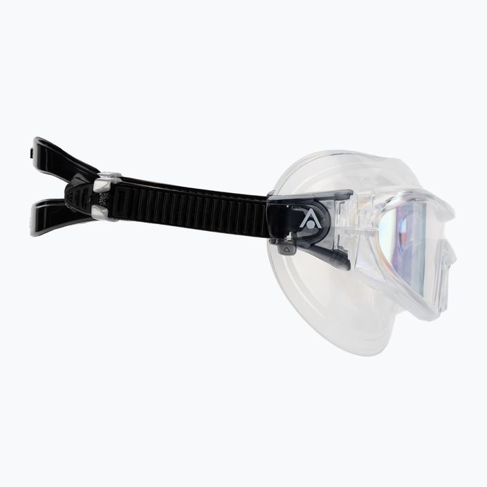 Aquasphere Vista Pro transparent/black/mirror iridescent swim mask MS5040001LMI 3