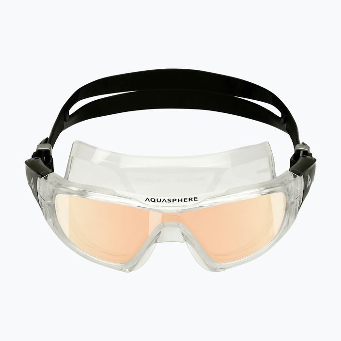 Aquasphere Vista Pro transparent/black/mirror iridescent swim mask MS5040001LMI 7