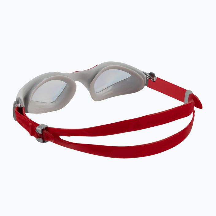 Aquasphere Kayenne grey/red/mirror iridescent swim goggles EP2961006LMI 4