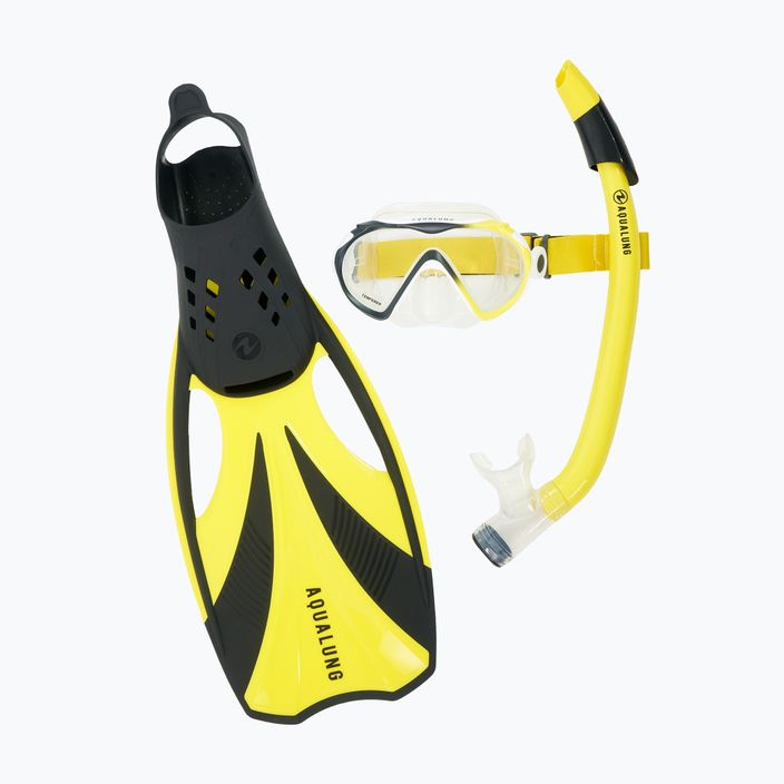 Aqualung Compass Snorkelling Set black/yellow SR4110107S 13