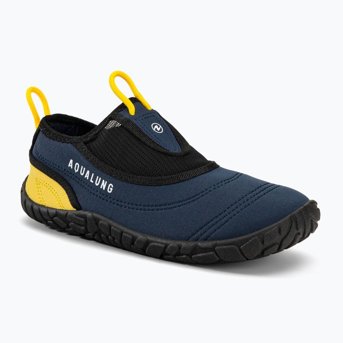 Aqualung Beachwalker Xp navy blue and yellow water shoes FM15004073637