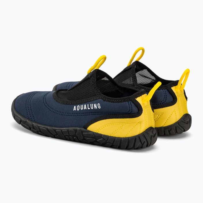 Aqualung Beachwalker Xp navy blue and yellow water shoes FM15004073637 3