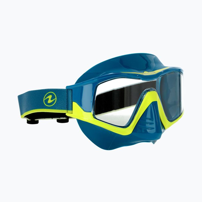 Aqualung Vita petrol/yellow diving mask MS5529807LC 6