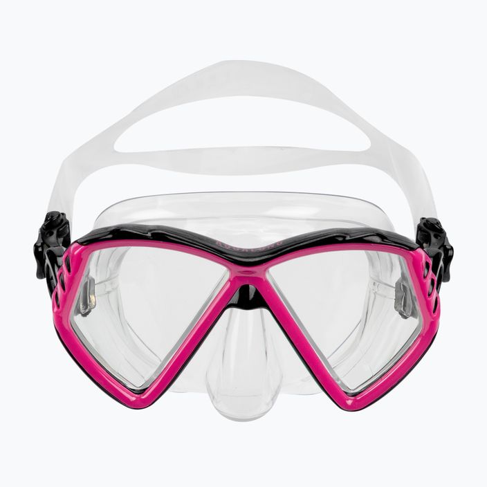 Aqualung Cub transparent/pink junior diving mask MS5530002 2