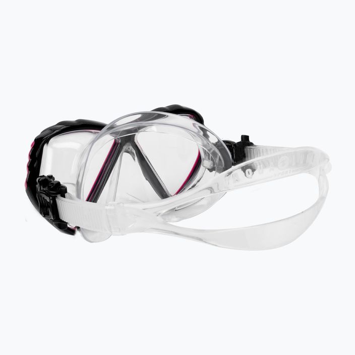 Aqualung Cub transparent/pink junior diving mask MS5530002 4