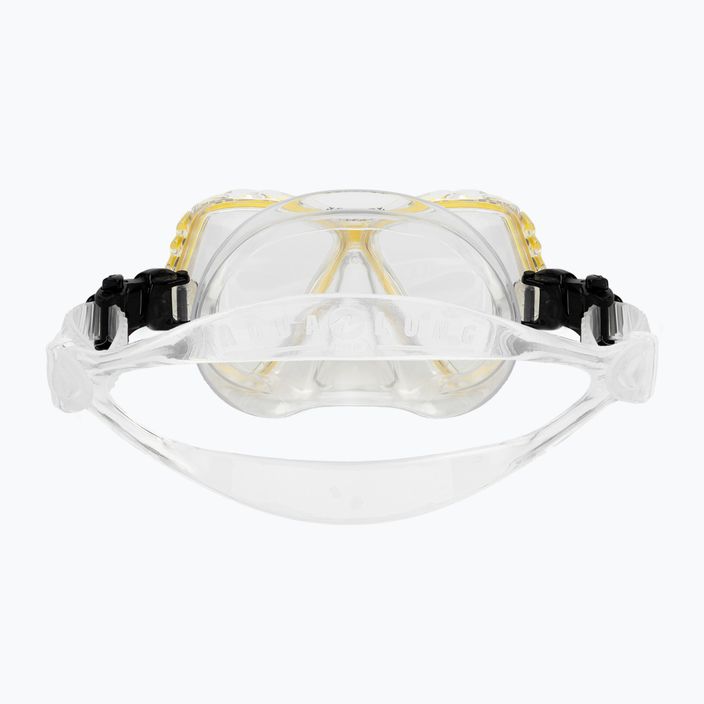 Aqualung Cub transparent/yellow junior diving mask MS5530007 5