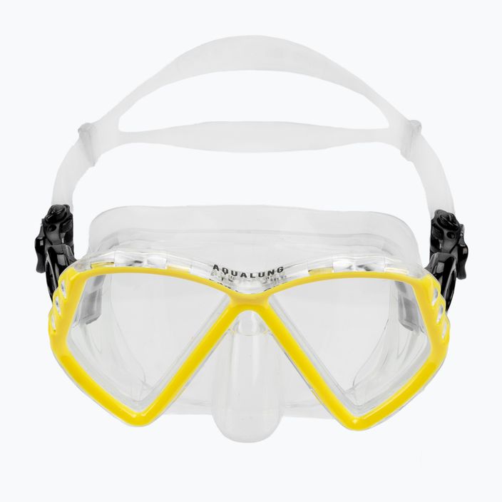 Aqualung Cub transarent/yellow children's diving mask MS5540007 2