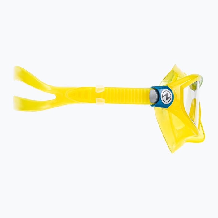 Aqualung Mix children's diving mask yellow/petrol MS5560798S 3