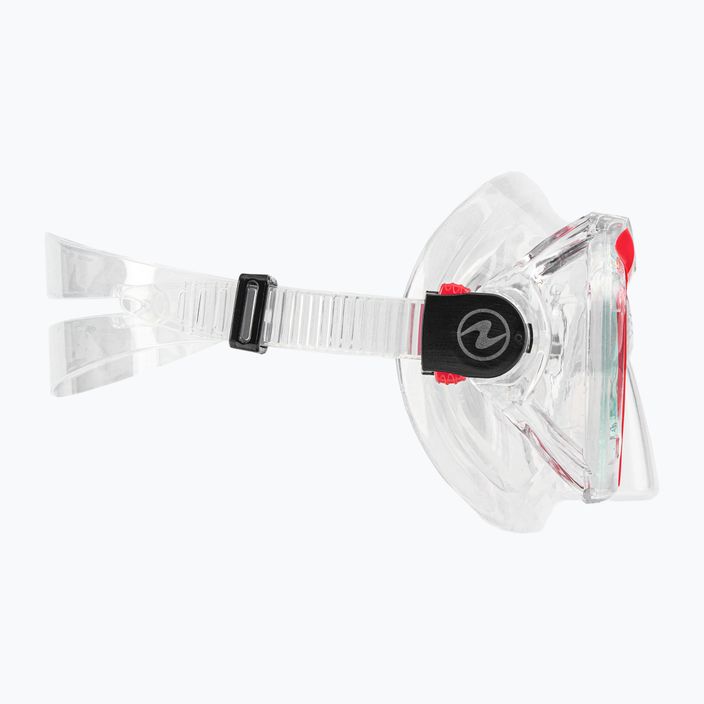 Aqualung Hawkeye transparent/red diving mask MS5570006 3