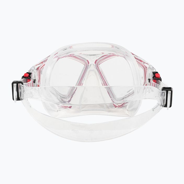 Aqualung Hawkeye transparent/red diving mask MS5570006 5