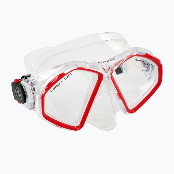 Aqualung Hawkeye transparent/red diving mask MS5570006 6