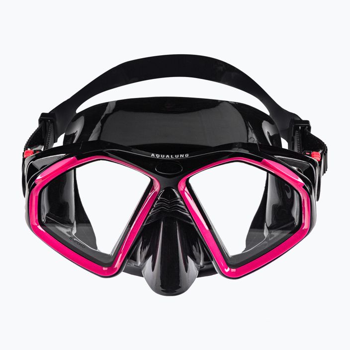 Aqualung Hawkeye diving mask black/pink MS5570102 2