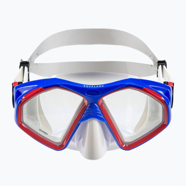 Aqualung Hawkeye white/blue diving mask MS5570940 2