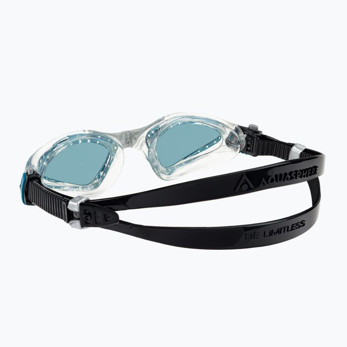 Aquasphere Kayenne transparent/silver/petrol swimming goggles EP3140098LD 4