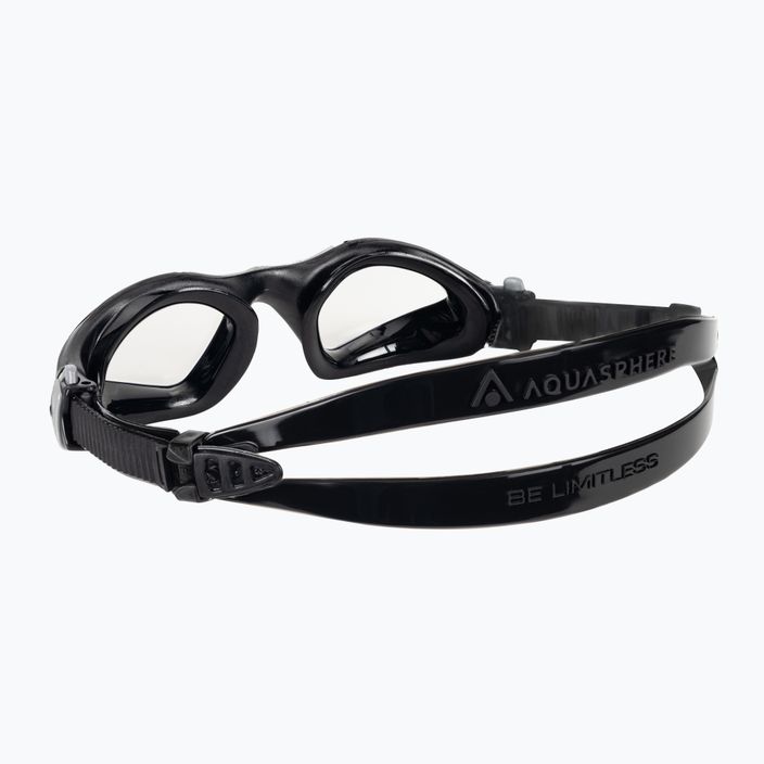 Aquasphere Kayenne black/silver/clear swim goggles EP3140115LC 4