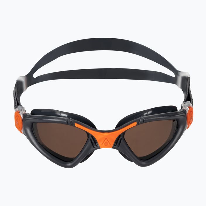 Aquasphere Kayenne grey/orange swimming goggles 2