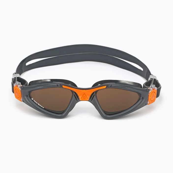 Aquasphere Kayenne grey/orange swimming goggles 7