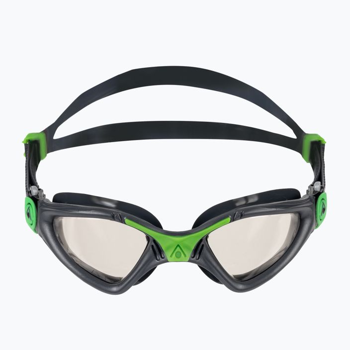 Aquasphere Kayenne dark grey/green swimming goggles 2