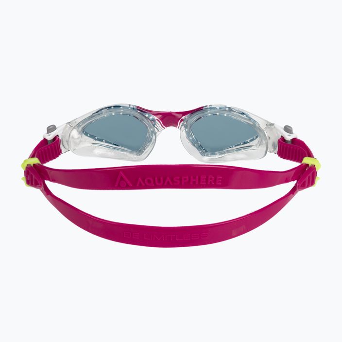 Aquasphere Kayenne Compact transparent/raspberry children's swimming goggles EP3150016LD 5