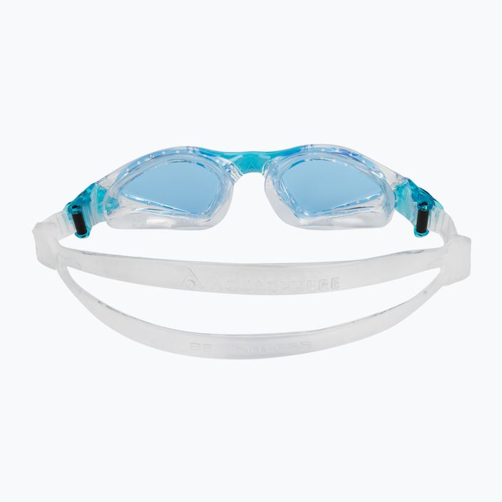 Aquasphere Kayenne transparent/turquoise children's swimming goggles EP3190043LB 5