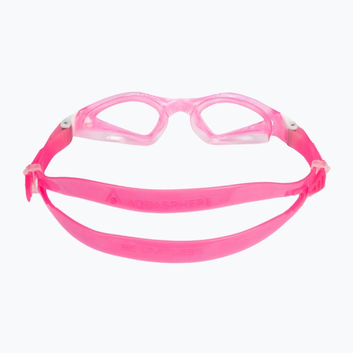 Aquasphere Kayenne pink/white/clear children's swimming goggles EP3190209LC 5