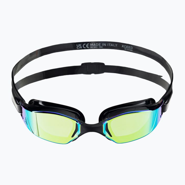 Aquasphere Xceed swimming goggles black/black/mirror yellow EP3200101LMY 2
