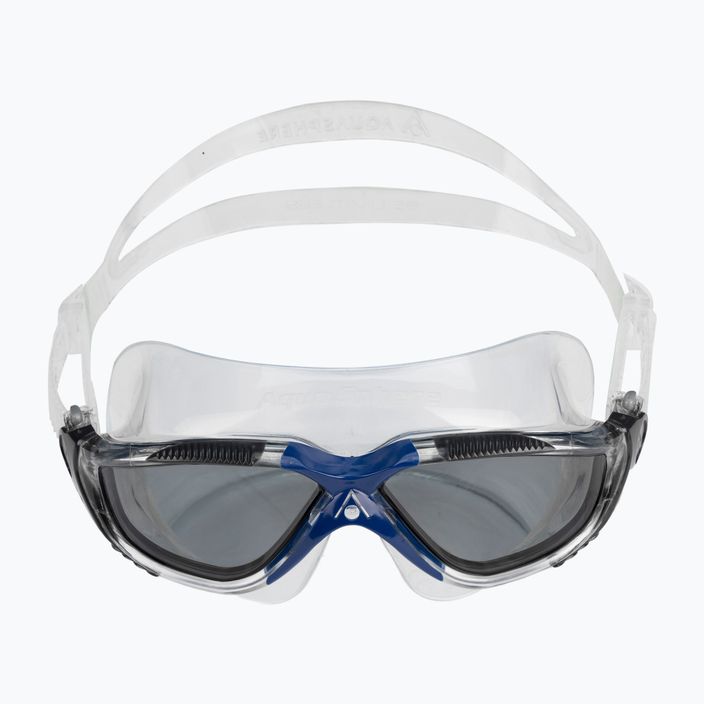 Aquasphere Vista transparent/dark gray/smoke swim mask MS5600012LD 2
